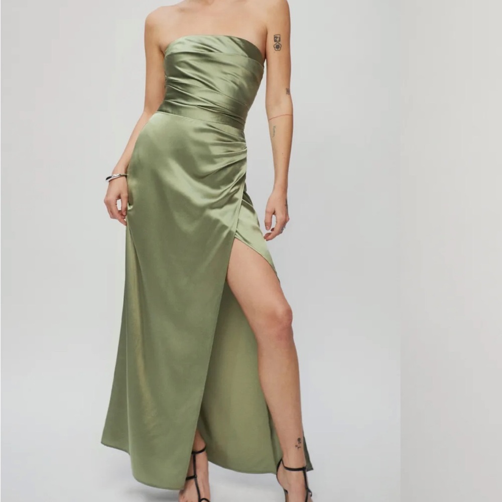 Reformation Barrow silk dress
